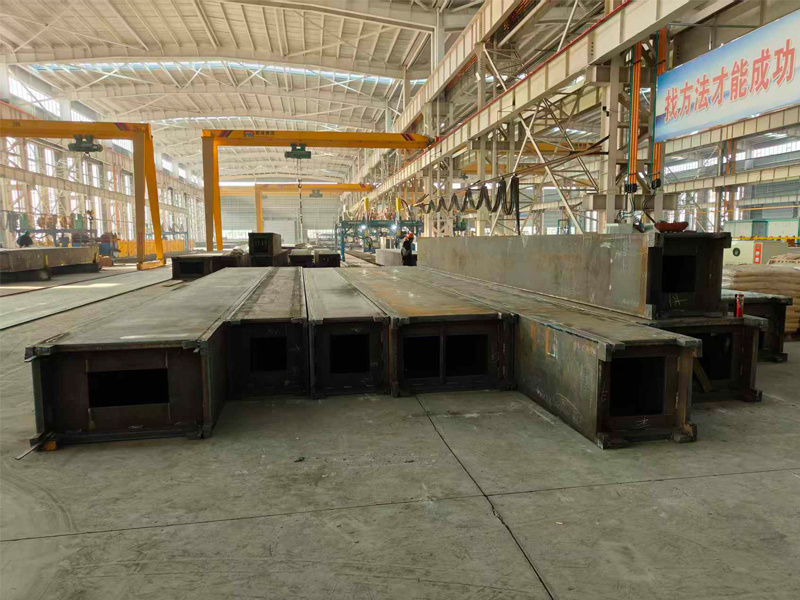 Fabricating Heavy-Duty Box Columns in Our Workshop