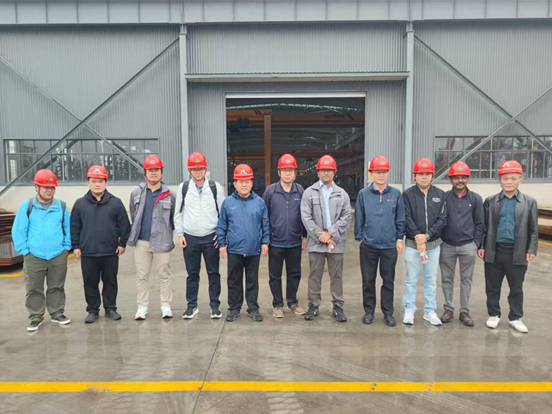 Singapore Team Tours Our Steel Factory
