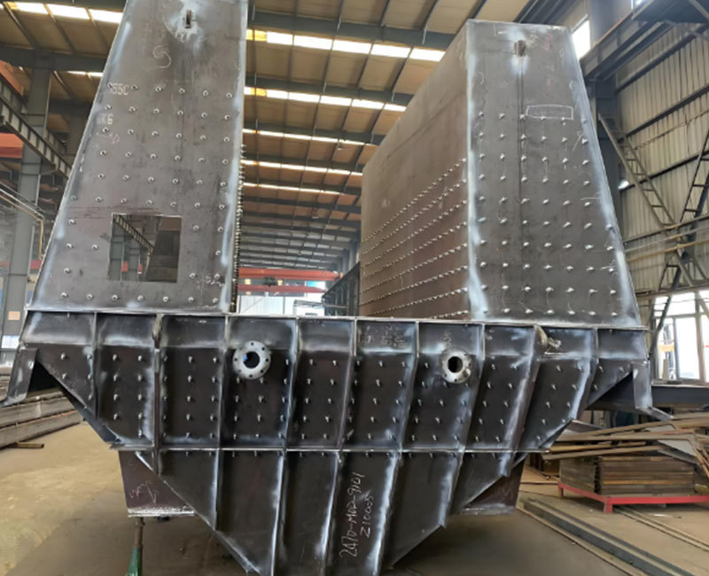 Irregular steel structure components