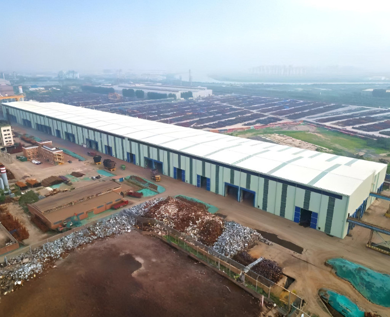 Steel Structure Industrial Waste Storage Warehouse