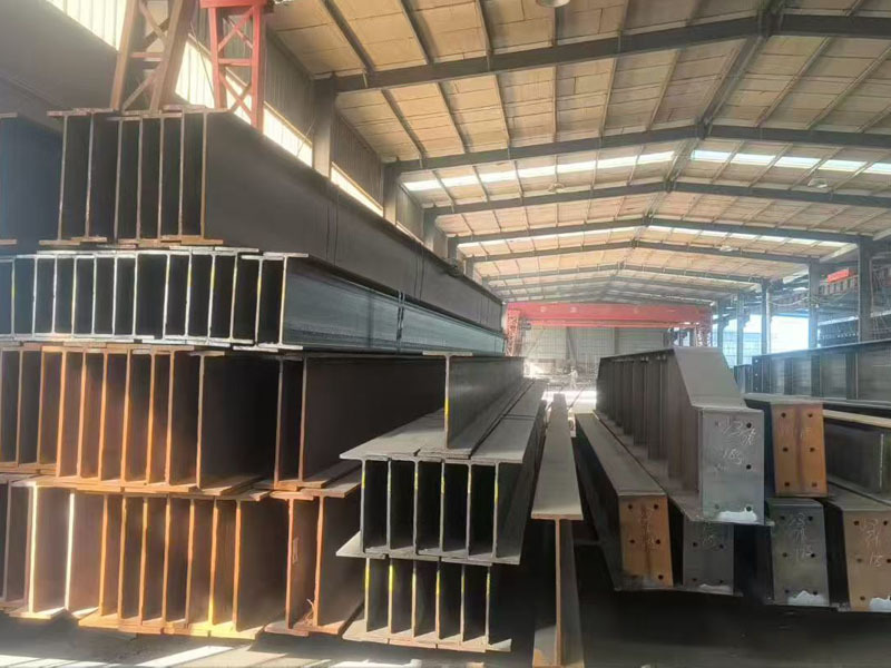 Steel Structure Components Ready for Industrial Project