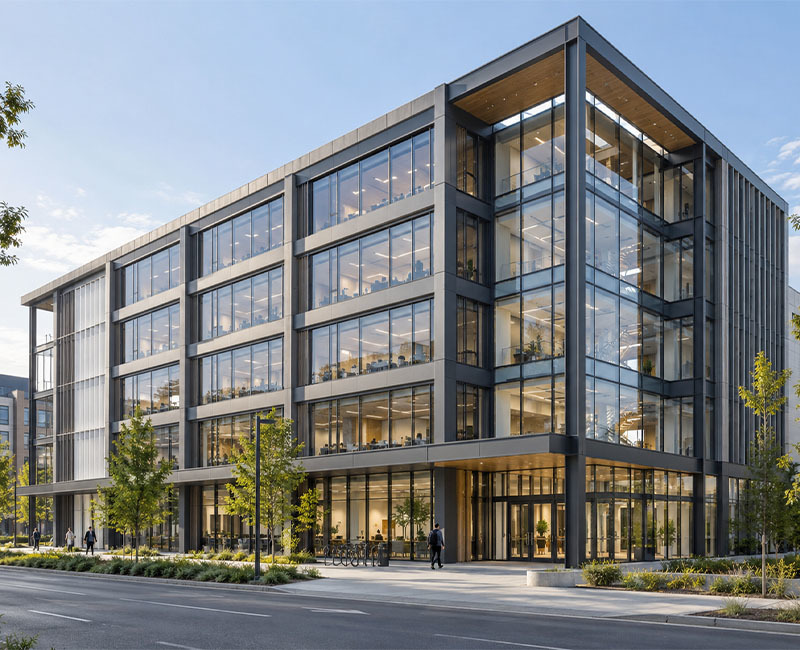 Custom Multi-Storey & High-Rise Steel Structure Building