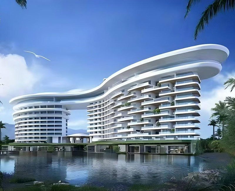 Hotel Complex Steel Structure Engineering Project