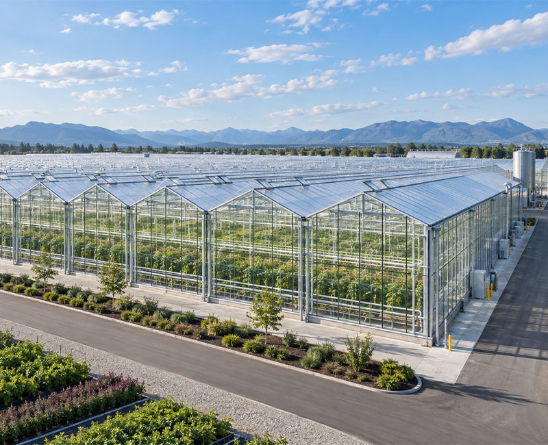 Custom Commercial Steel Structure Greenhouse